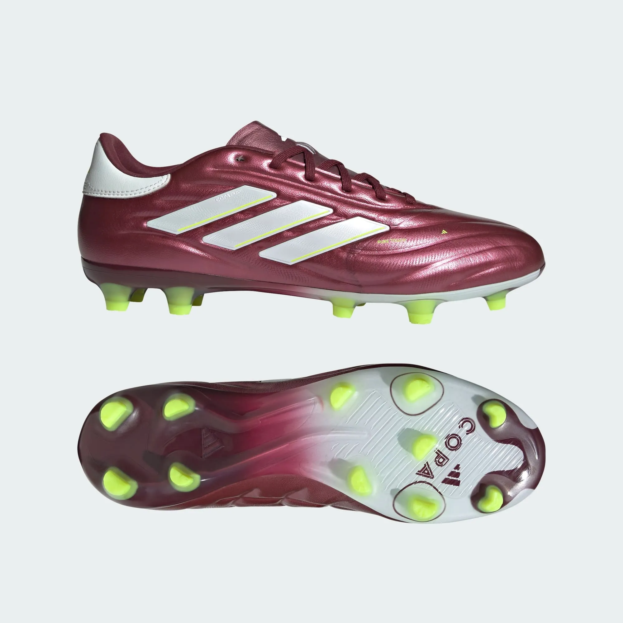 adidas COPA PURE II PRO Firm Ground Soccer Cleats | Shadow Red | Men's