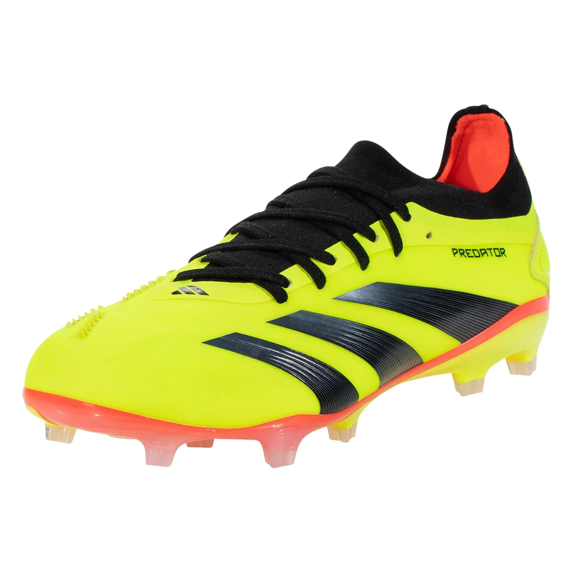 adidas Predator Pro FG Firm Ground Soccer Cleat - Solar Yelow/Core Black/Solar Red