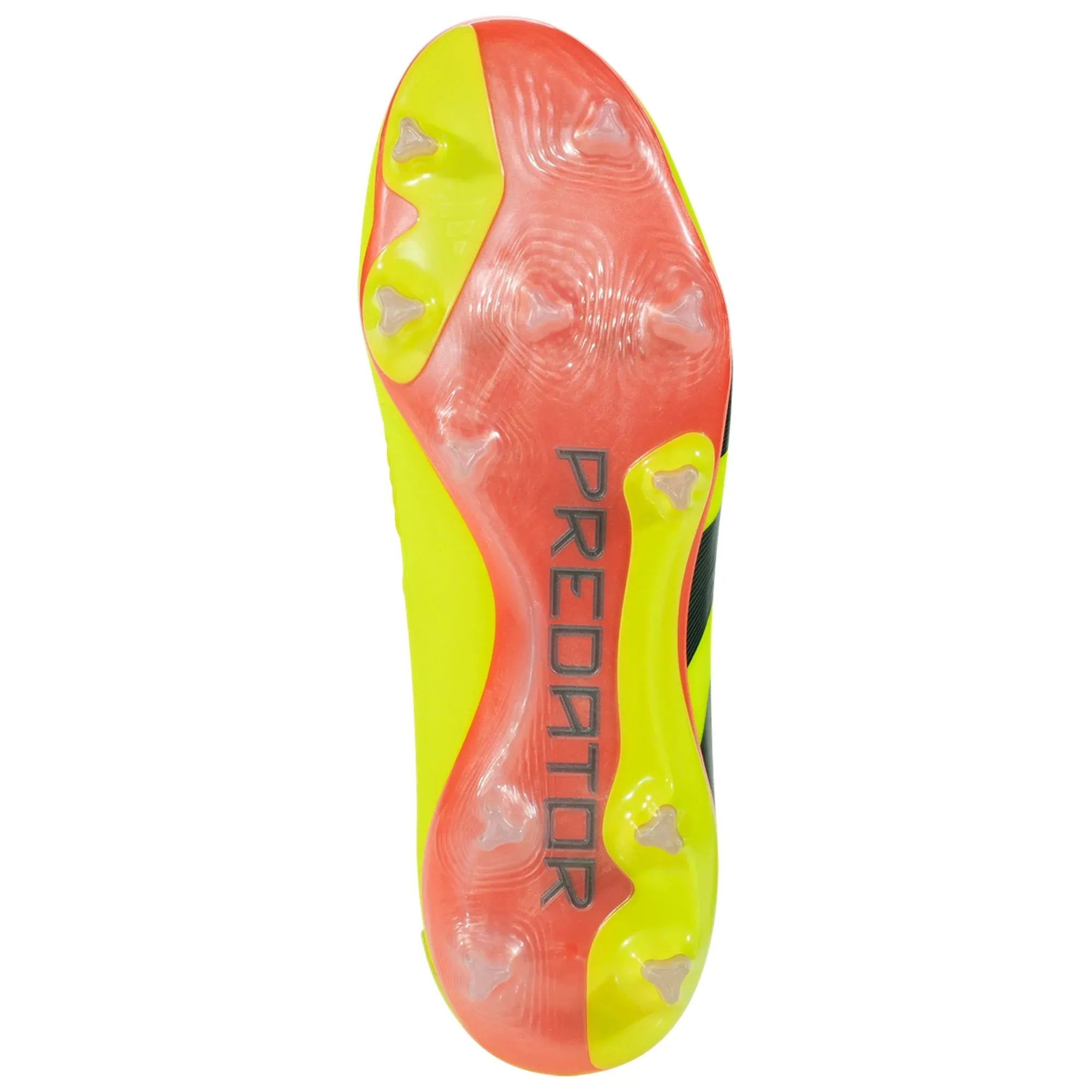 adidas Predator Pro FG Firm Ground Soccer Cleat - Solar Yelow/Core Black/Solar Red