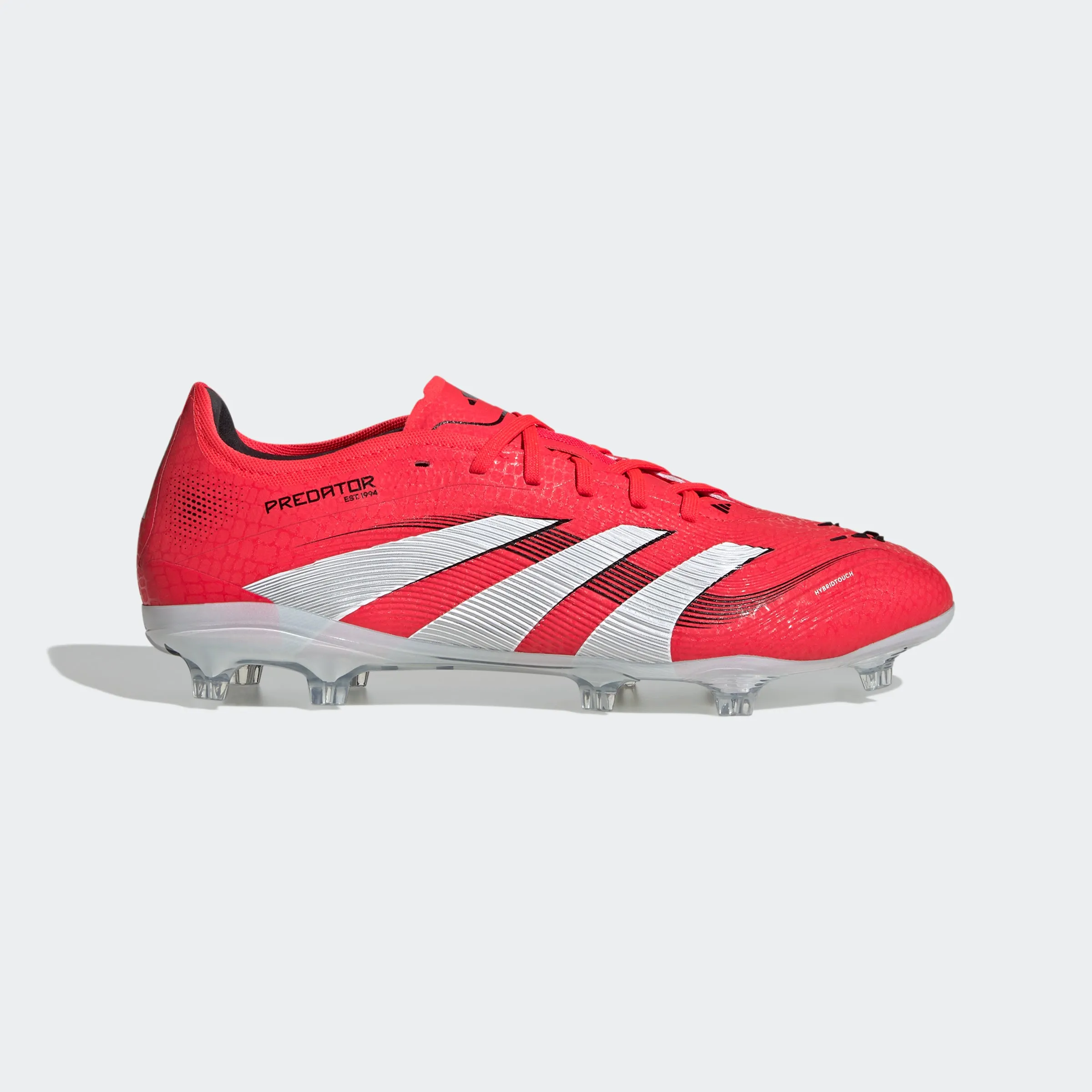 adidas Predator Pro Firm Ground Boots | Lucid Red-Cloud White | Men's