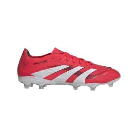 adidas Predator Pro Firm Ground Boots | Lucid Red-Cloud White | Men's