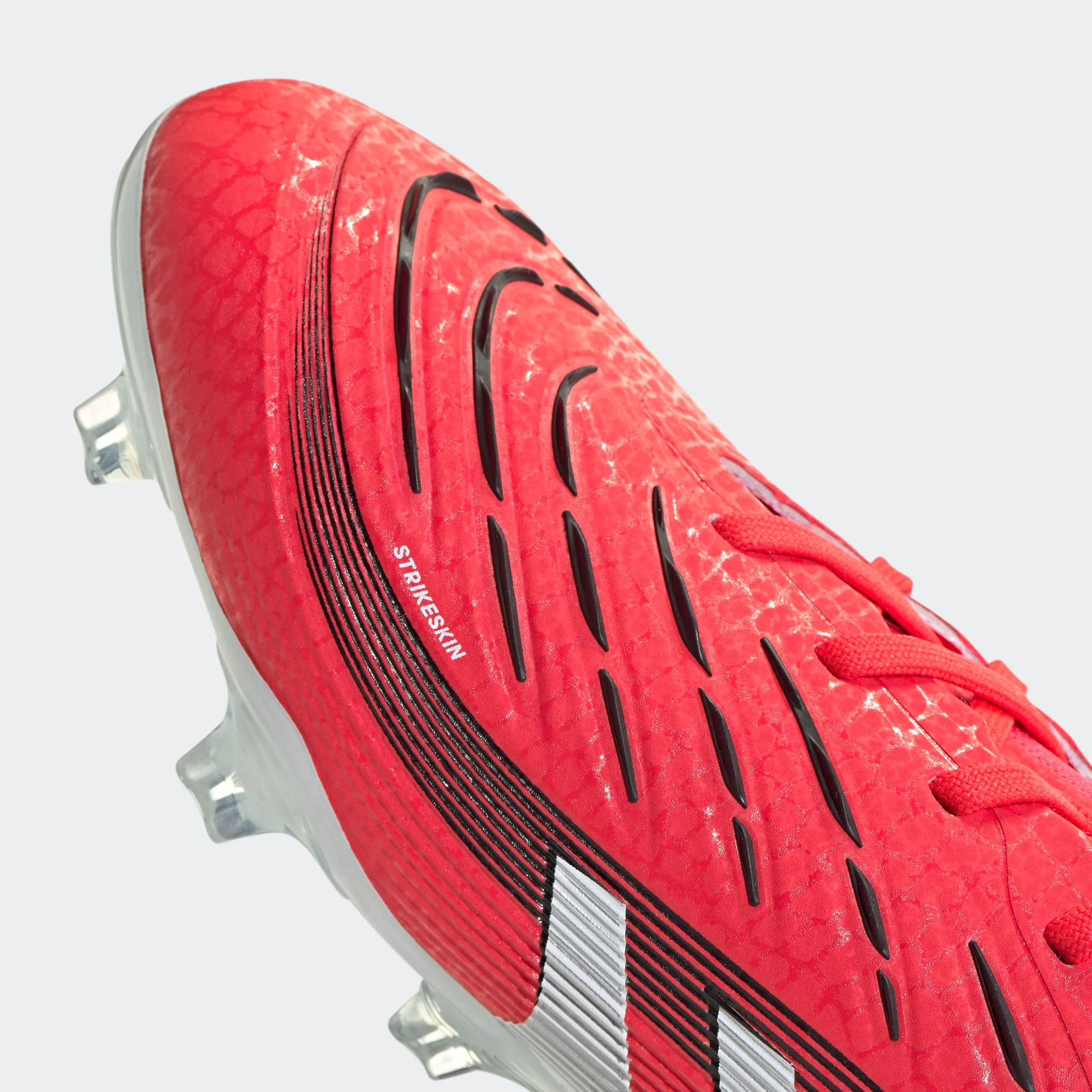 adidas Predator Pro Firm Ground Boots | Lucid Red-Cloud White | Men's