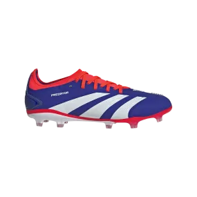adidas Predator Pro Firm Ground Soccer Cleats | Cloud White-Solar Red-Lucid Blue | Men's