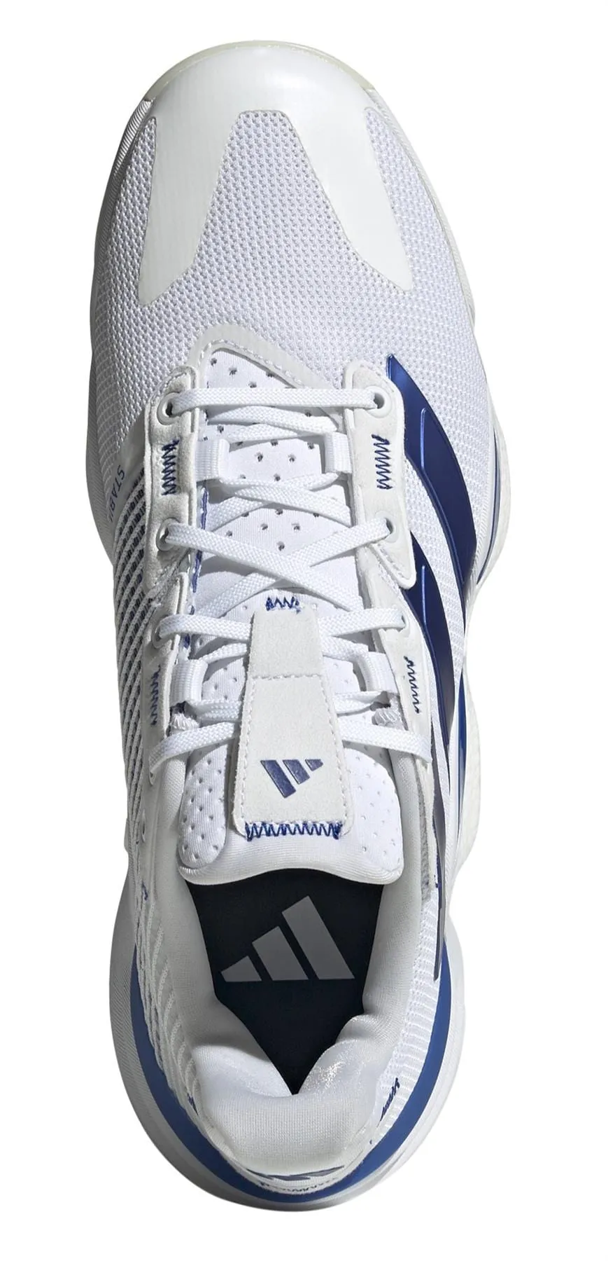 ADIDAS Stabil 16 Mens Badminton Shoes - White / Blue