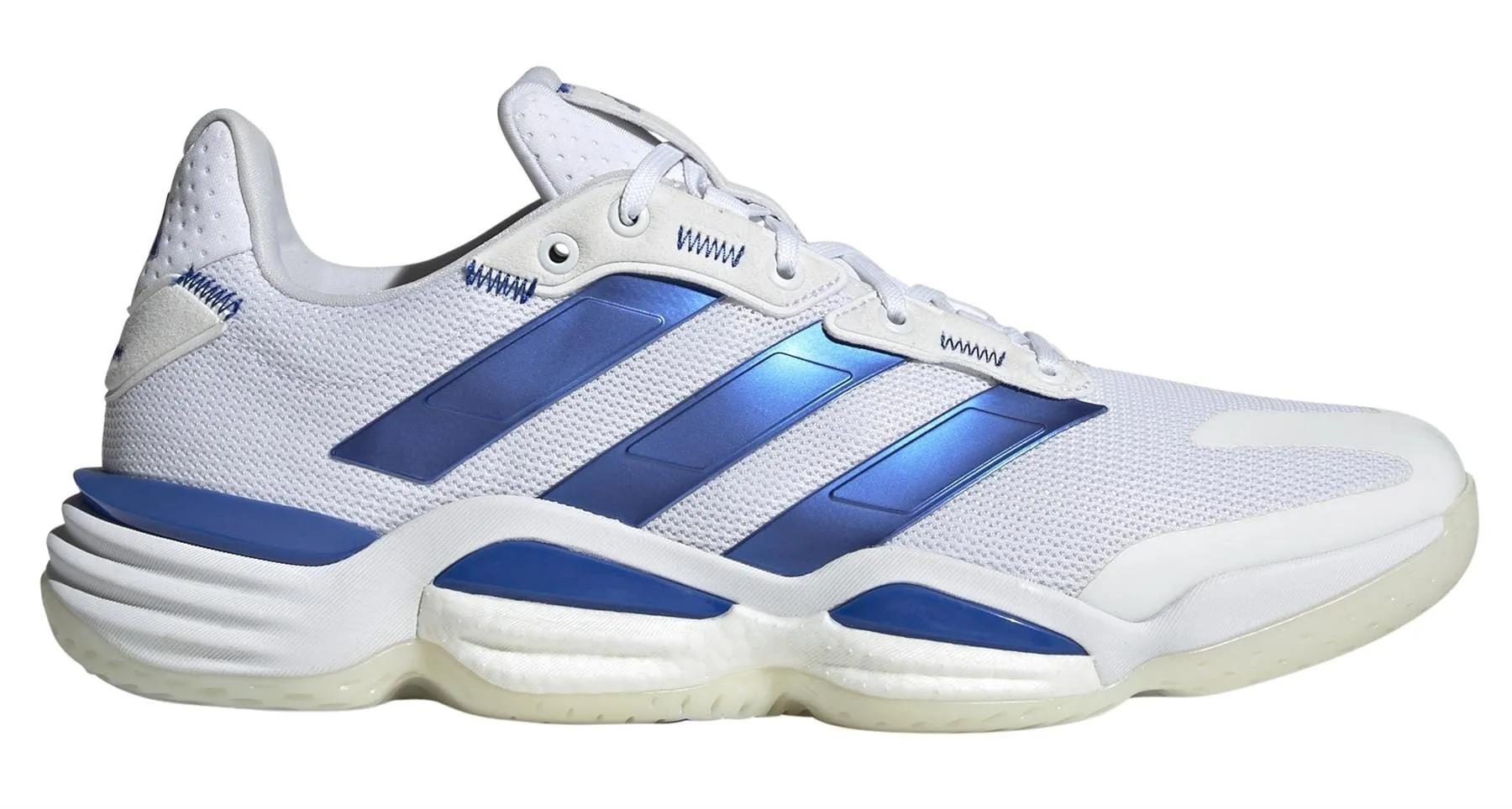 ADIDAS Stabil 16 Mens Badminton Shoes - White / Blue