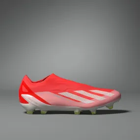 adidas X CrazyFast Elite Laceless FG Firm Ground Soccer Cleat Solar Red/White/Solar Yellow