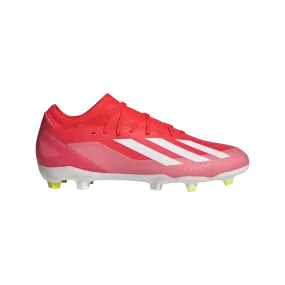 adidas X Crazyfast League FG Adult Soccer Cleats IE2377 Solar Red/White