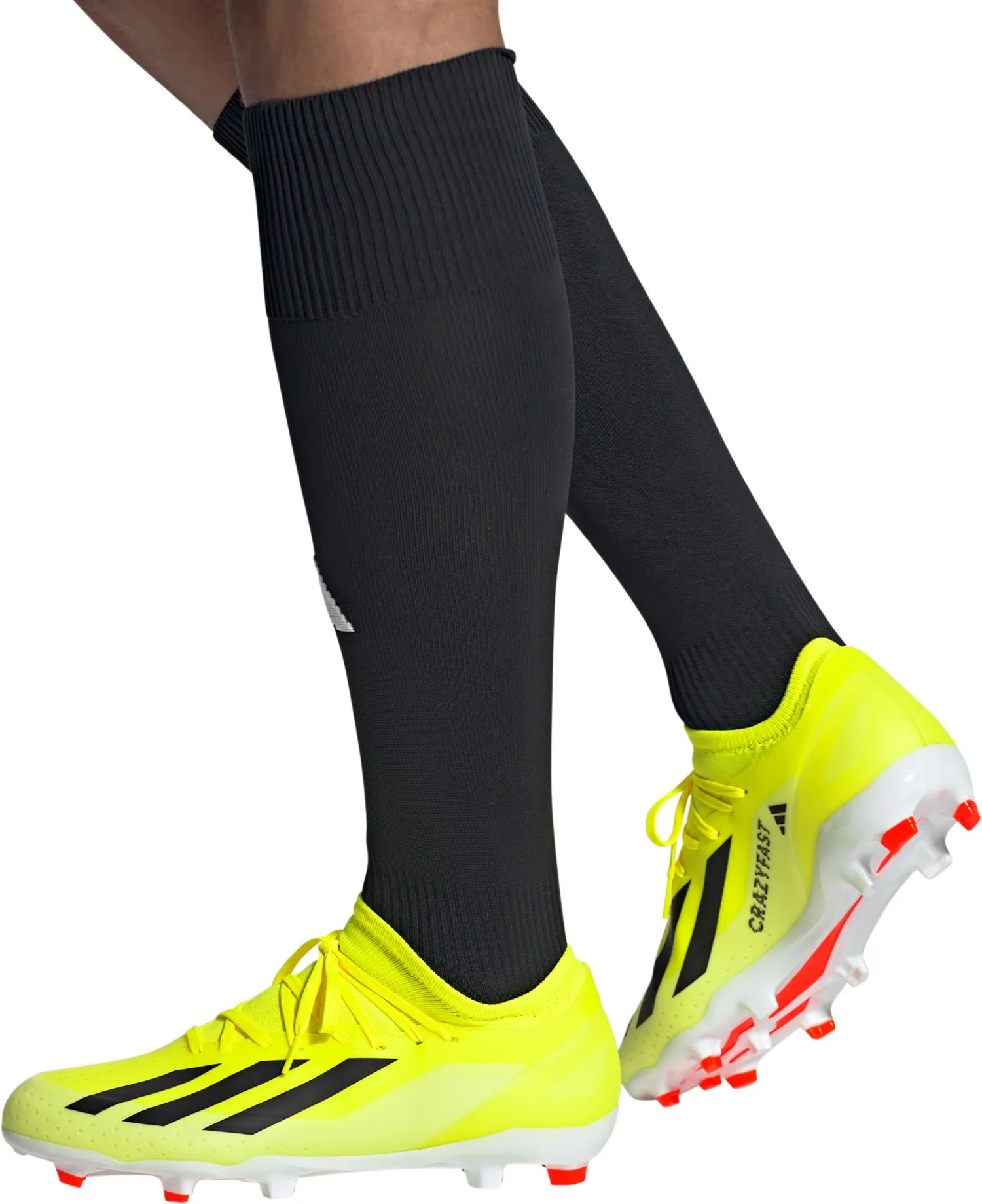 adidas X Crazyfast League FG Adult Soccer Cleats IG0605 Team Solar Yellow/Core Black/Cloud White