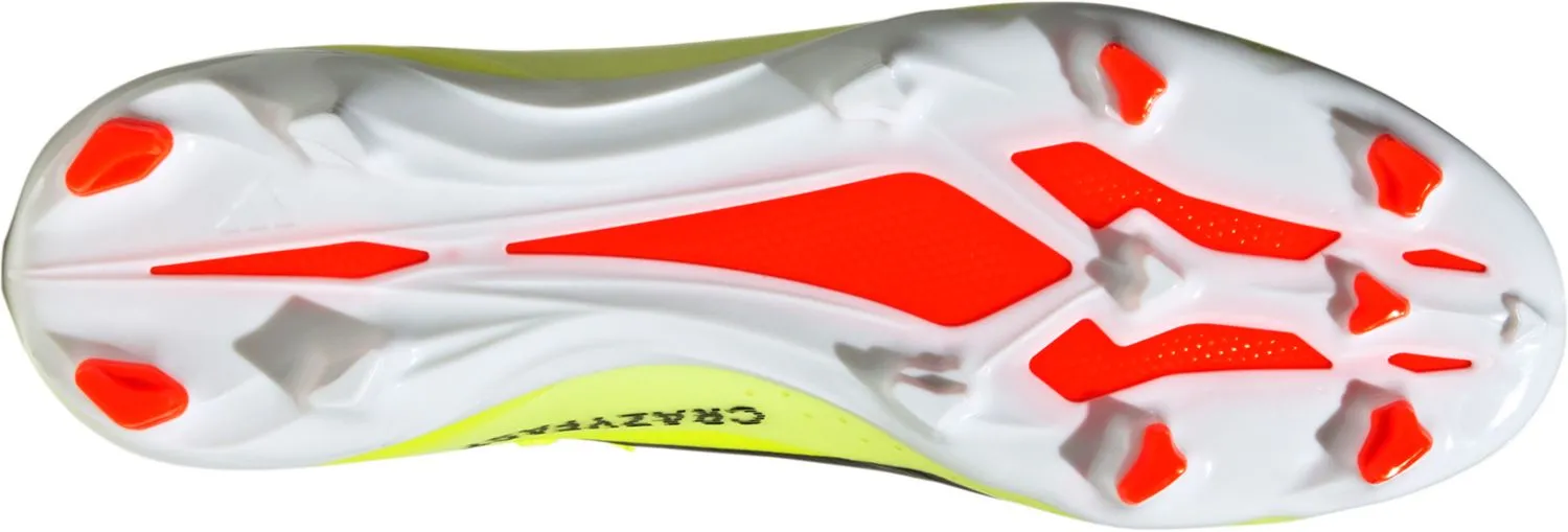 adidas X Crazyfast League FG Adult Soccer Cleats IG0605 Team Solar Yellow/Core Black/Cloud White