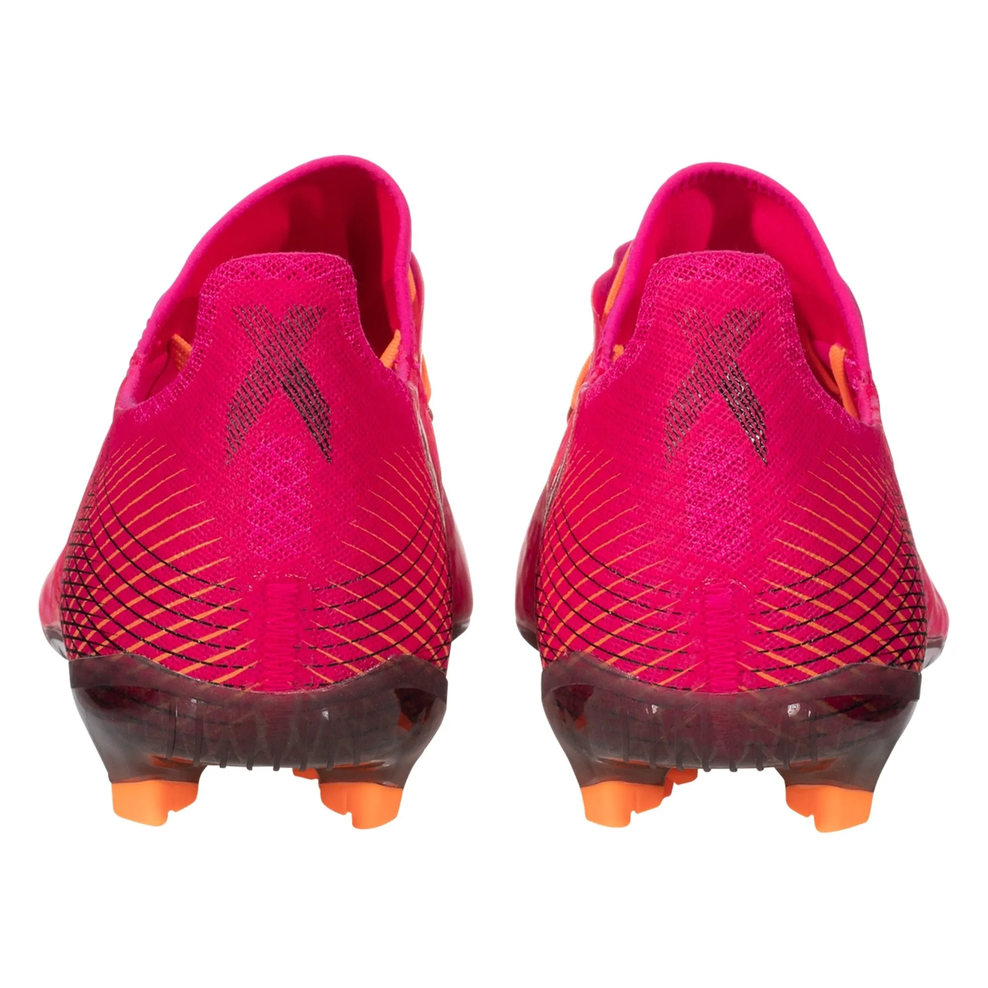 adidas X Ghosted .2 Firm Ground Cleats - Shock Pink/Core Black/Screaming Orange