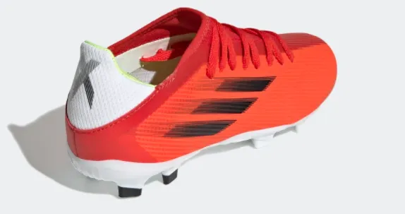 adidas X Speedflow .3 JUNIOR Firm Ground Soccer Shoe - Red / Core Black / Solar Red
