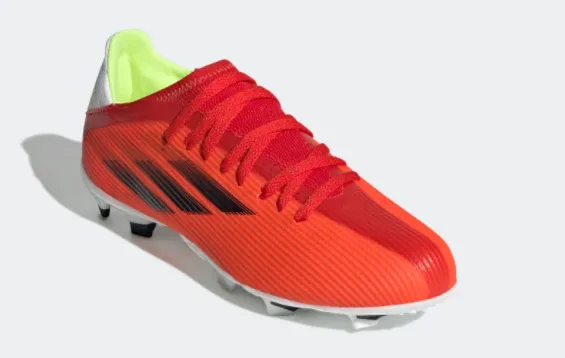 adidas X Speedflow .3 JUNIOR Firm Ground Soccer Shoe - Red / Core Black / Solar Red