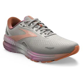 Brooks | Adrenaline GTS 23 | Women's | White Sand/Sunset/Fuchsia