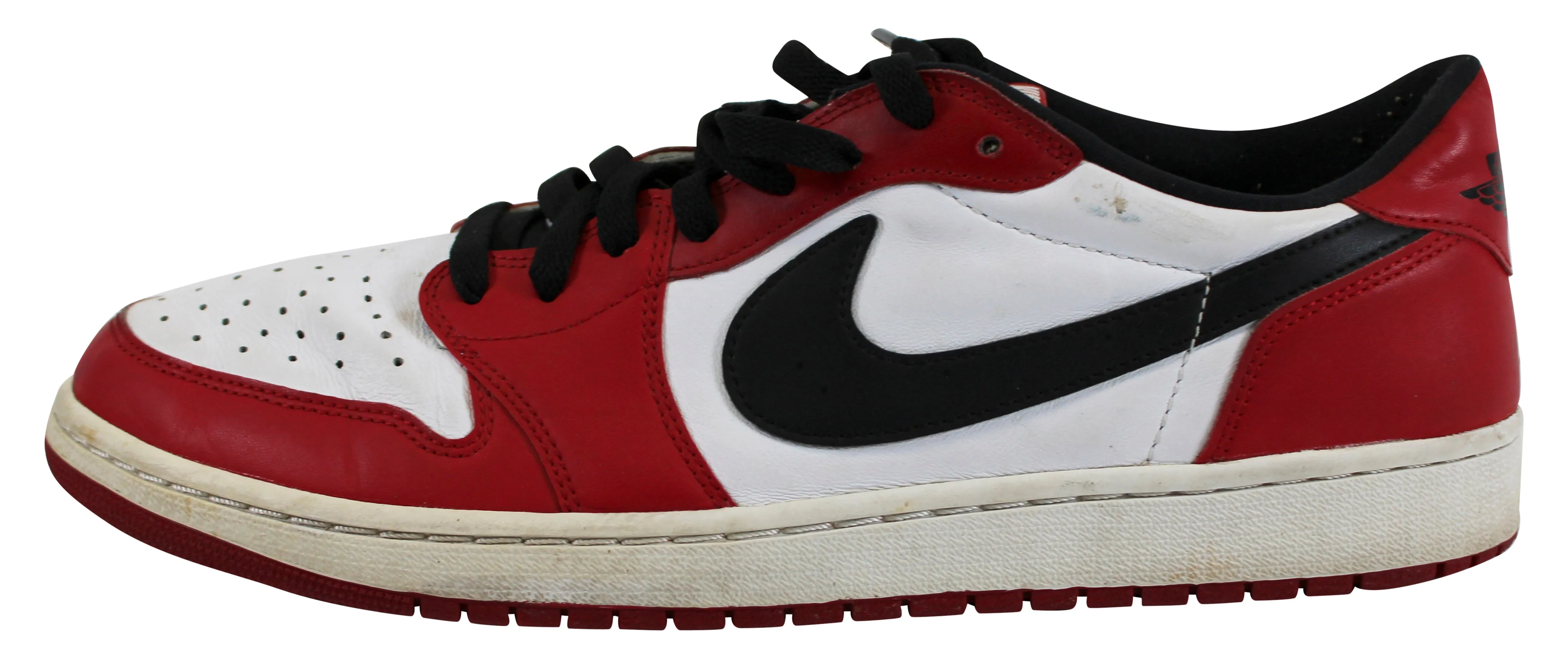Bulls Michael Jordan Signed shoes Air Jordan I Retro OG Low UDA #UAS19838