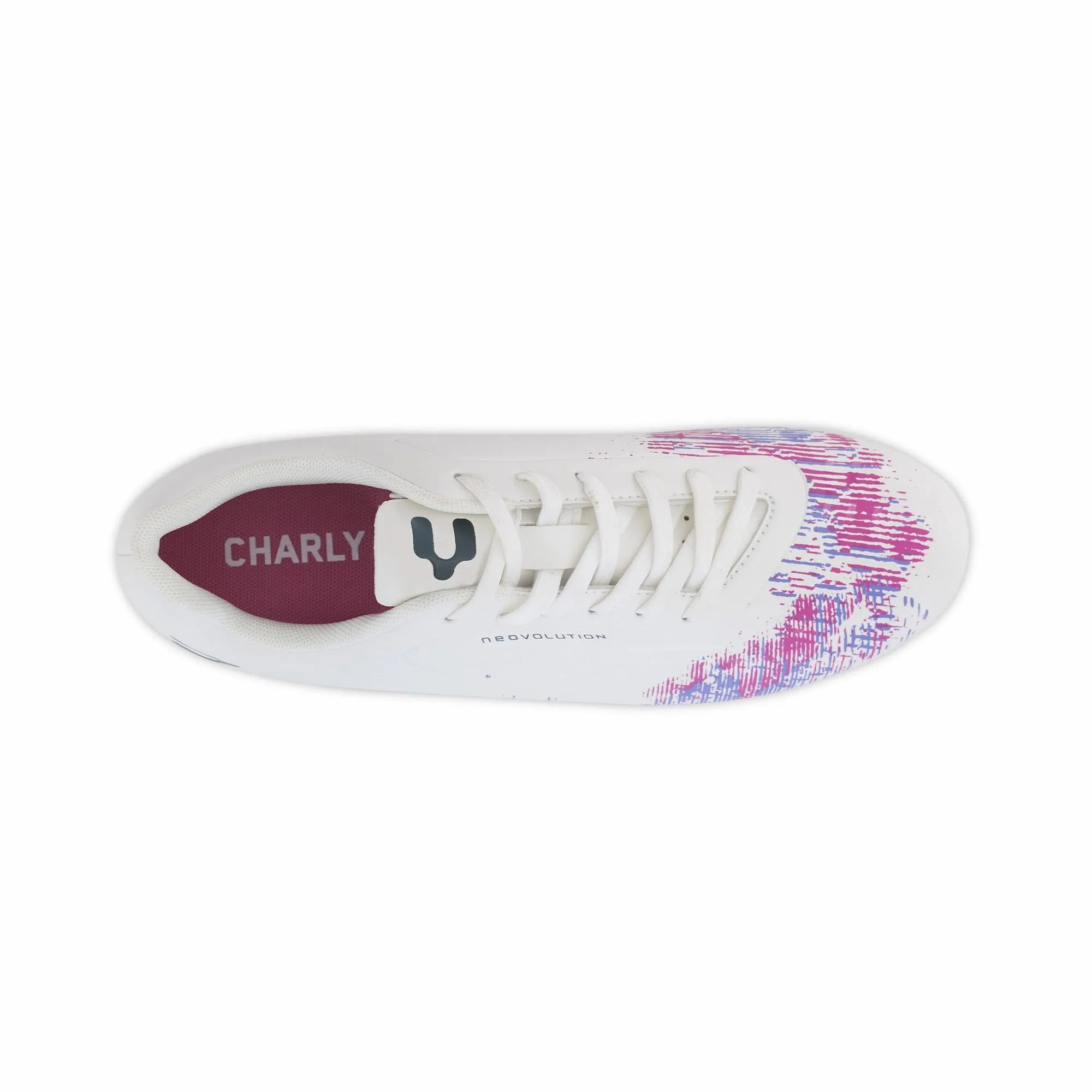 Charly Neovolution PFX Soccer Cleats - White/Pink
