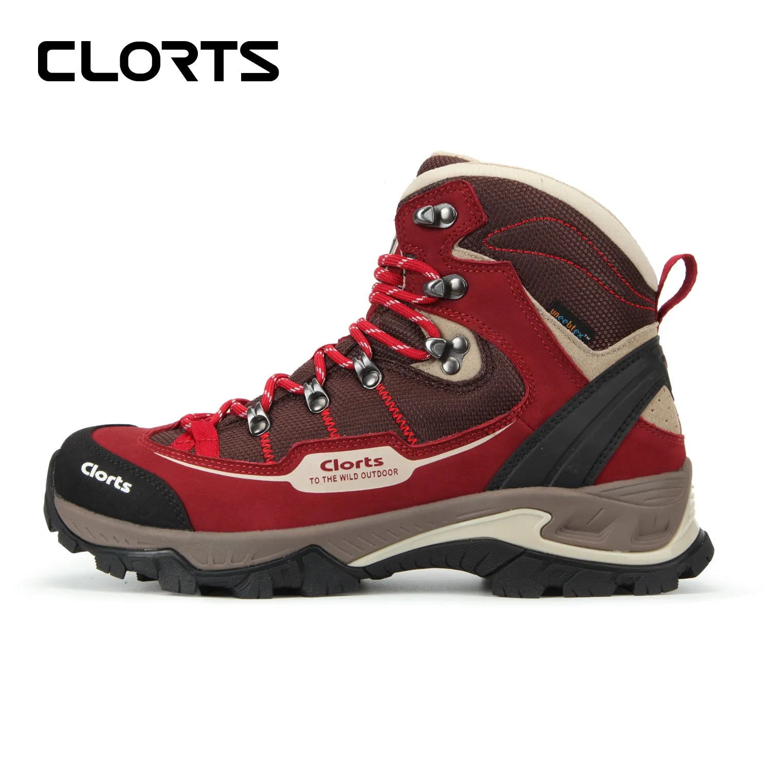 Clorts High-Cut Hiking Boots - Tackle rugged trails with confidence in these slip-resistant and durable boots designed for all-terrain exploration. 3A024