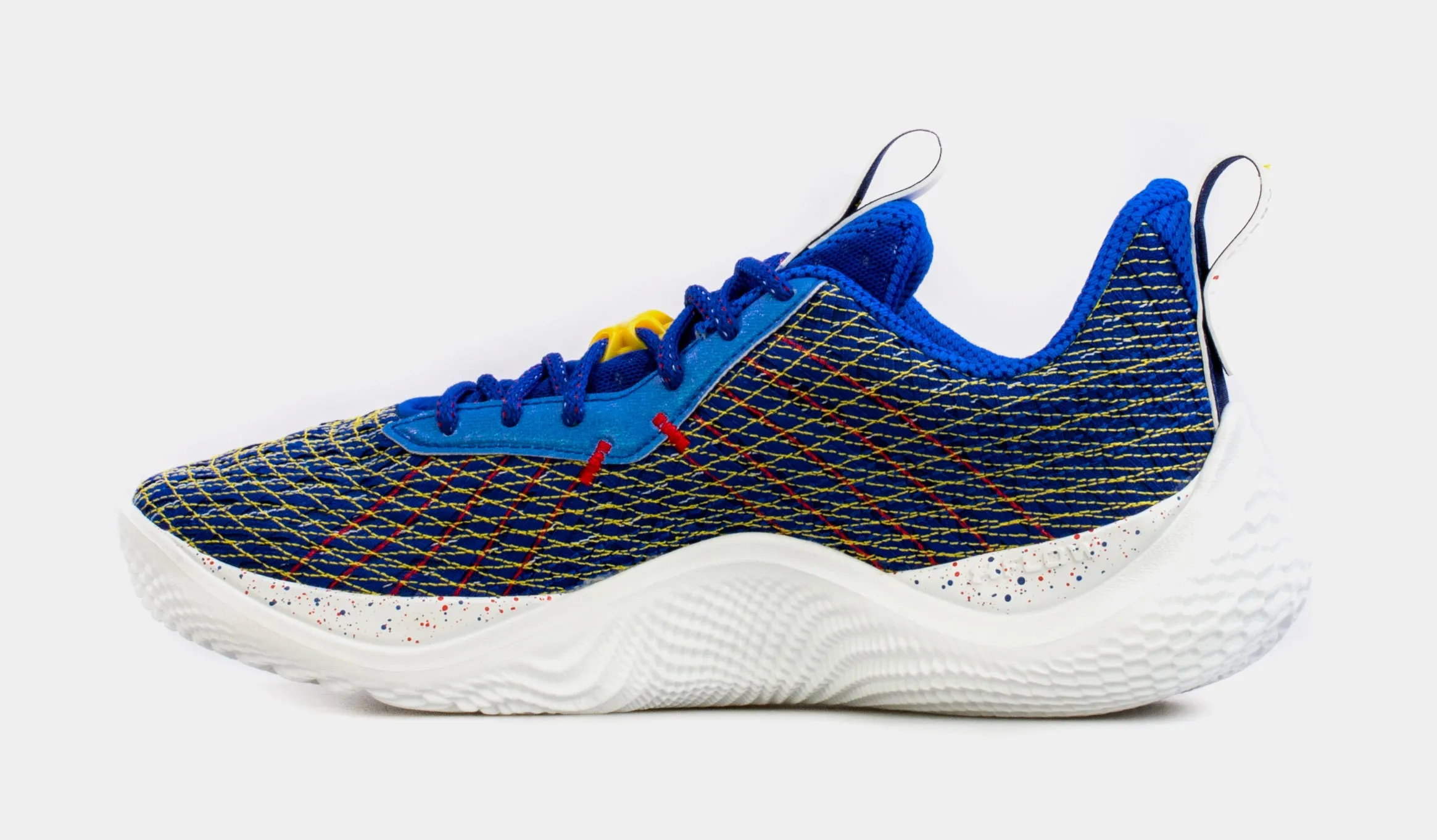 Curry 10 Dub Nation Mens Basketball Shoes (Blue/White)
