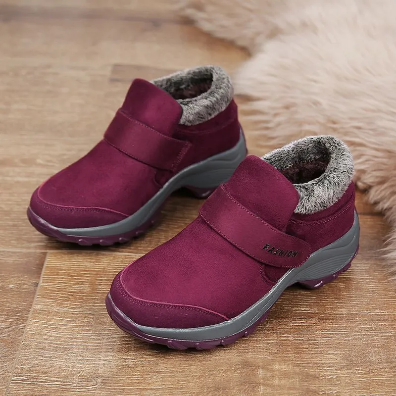 Cuzcare Women Plush Orthopedic Ankle Hiking Boots