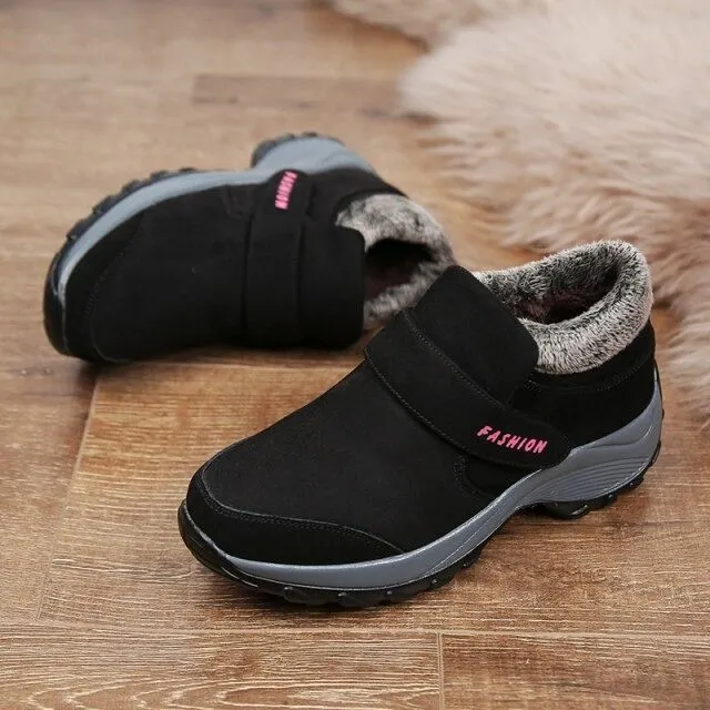 Cuzcare Women Plush Orthopedic Ankle Hiking Boots