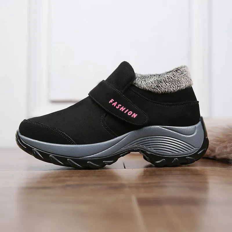 Cuzcare Women Plush Orthopedic Ankle Hiking Boots