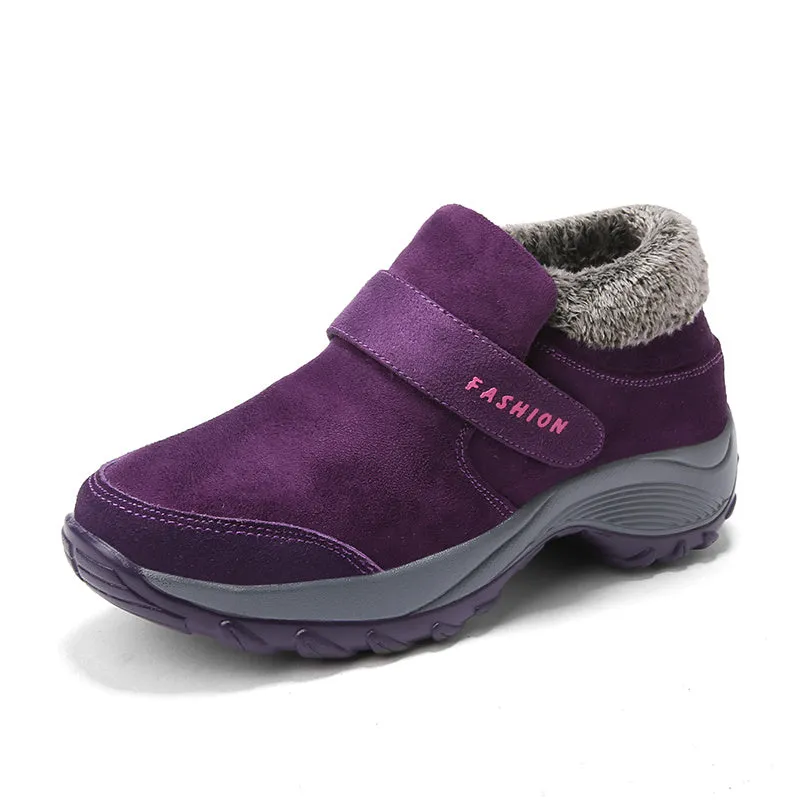Cuzcare Women Plush Orthopedic Ankle Hiking Boots