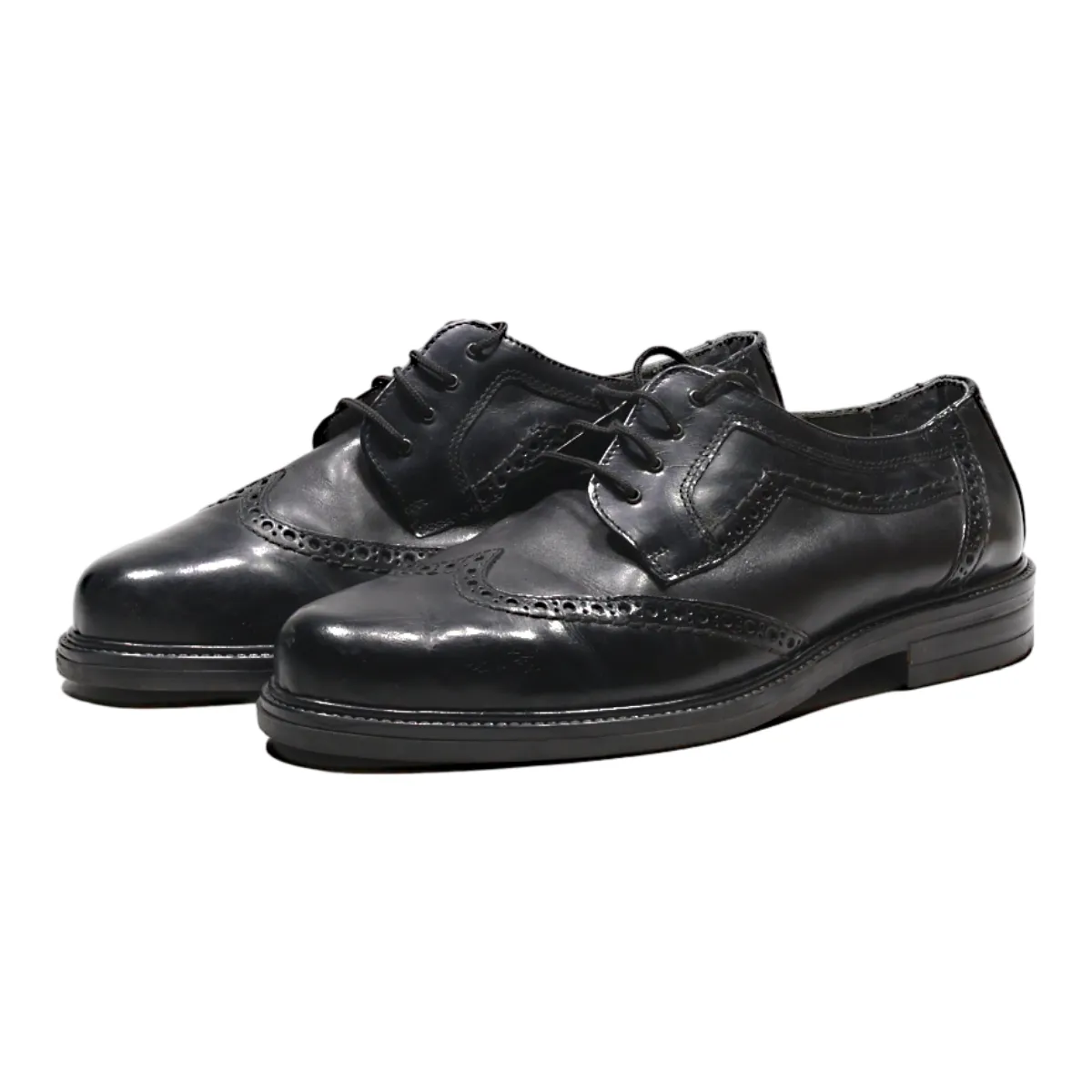 DOSENBACH CASABLANCA Brogue Shoes Black Leather Mens UK 9.5
