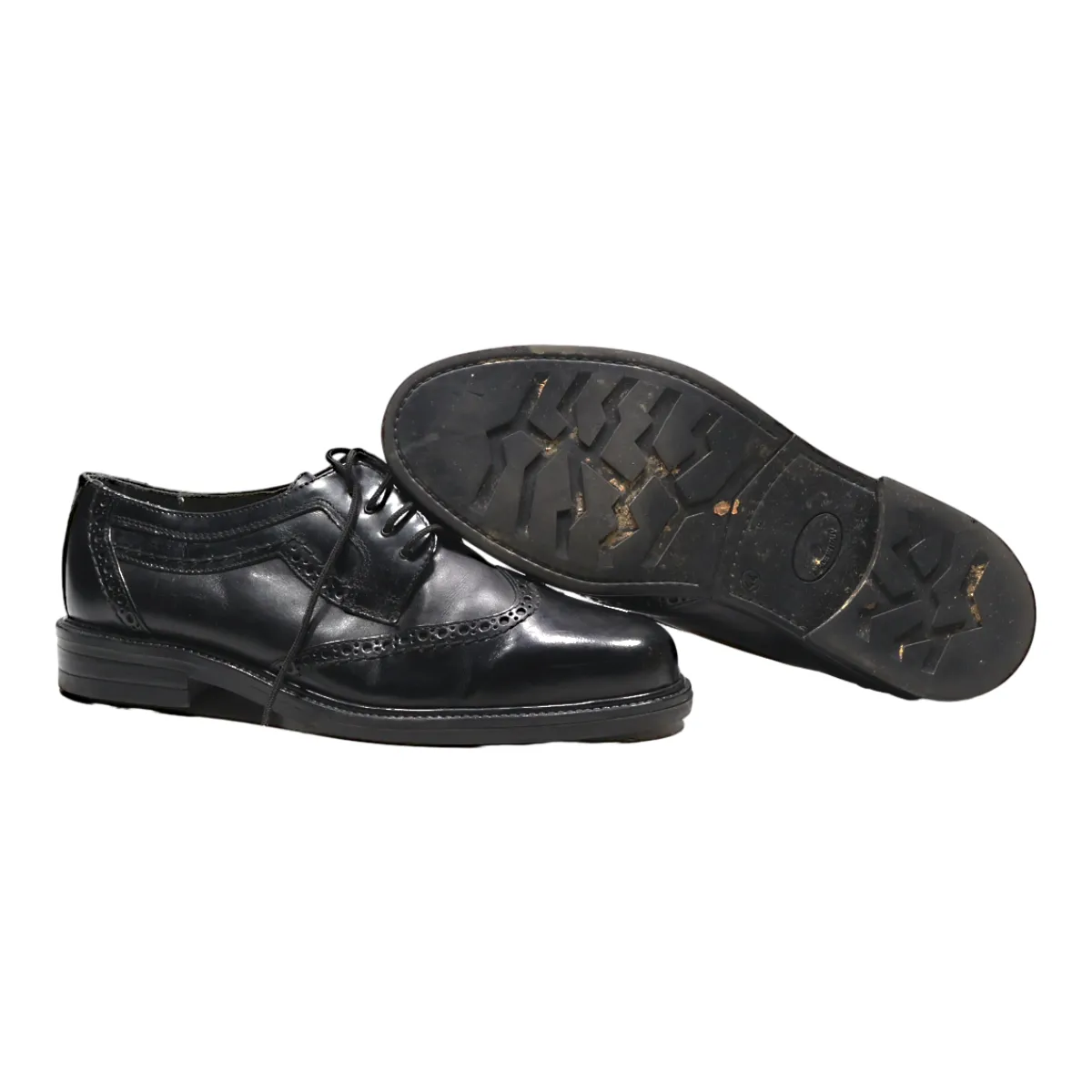DOSENBACH CASABLANCA Brogue Shoes Black Leather Mens UK 9.5