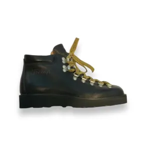 Fracap M128 Black / Black Vibram Sole Boot