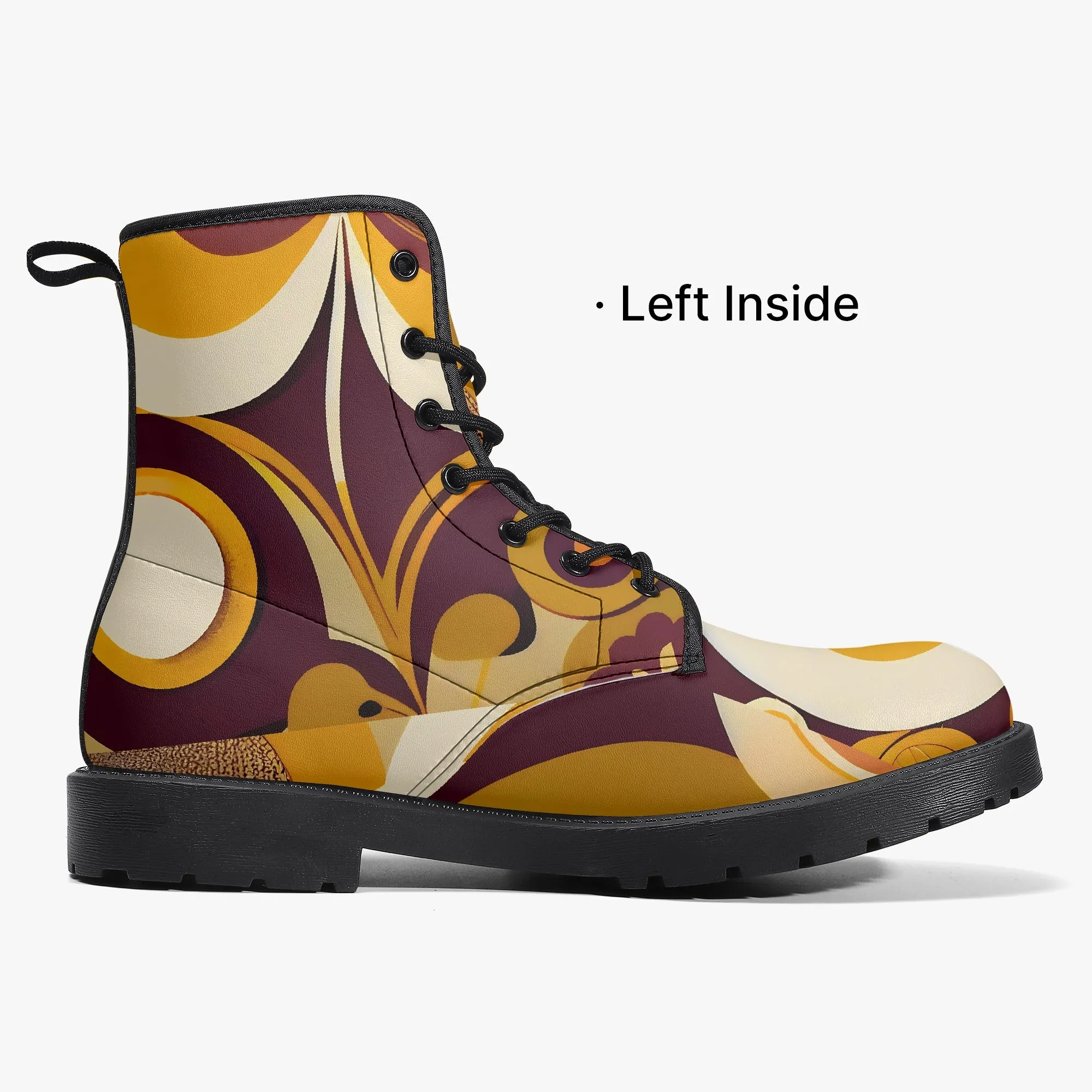 Hippie Retro Groovy Mod 70s Retro Style Trendy Boots
