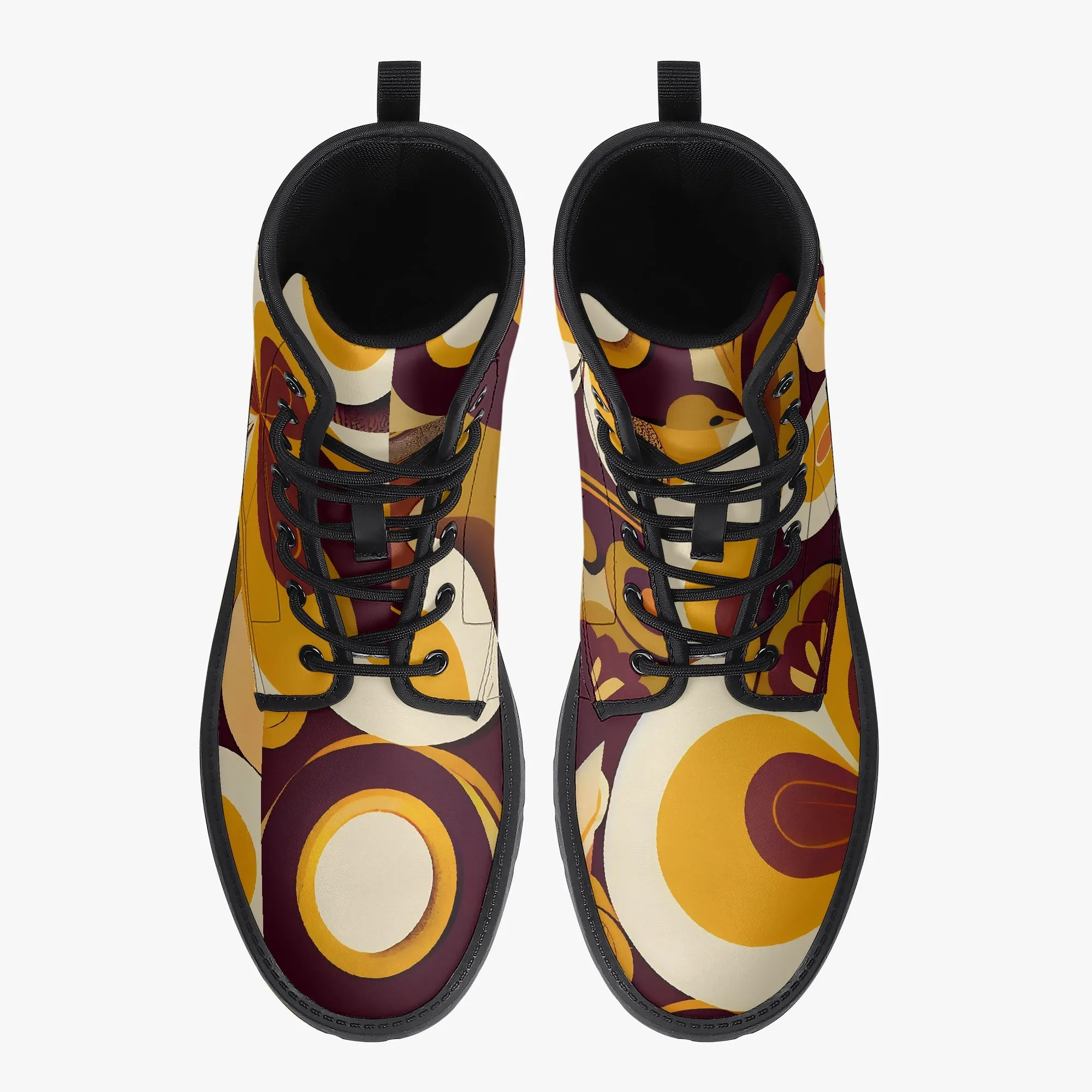 Hippie Retro Groovy Mod 70s Retro Style Trendy Boots