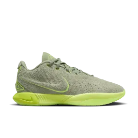 LeBron James LeBron XXI "Algae" Basketball Shoes 'Oil Green/Volt'