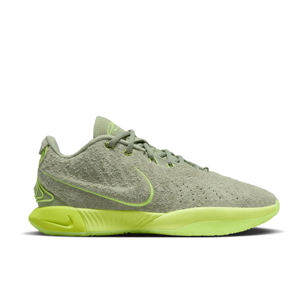 LeBron James LeBron XXI "Algae" Basketball Shoes 'Oil Green/Volt'