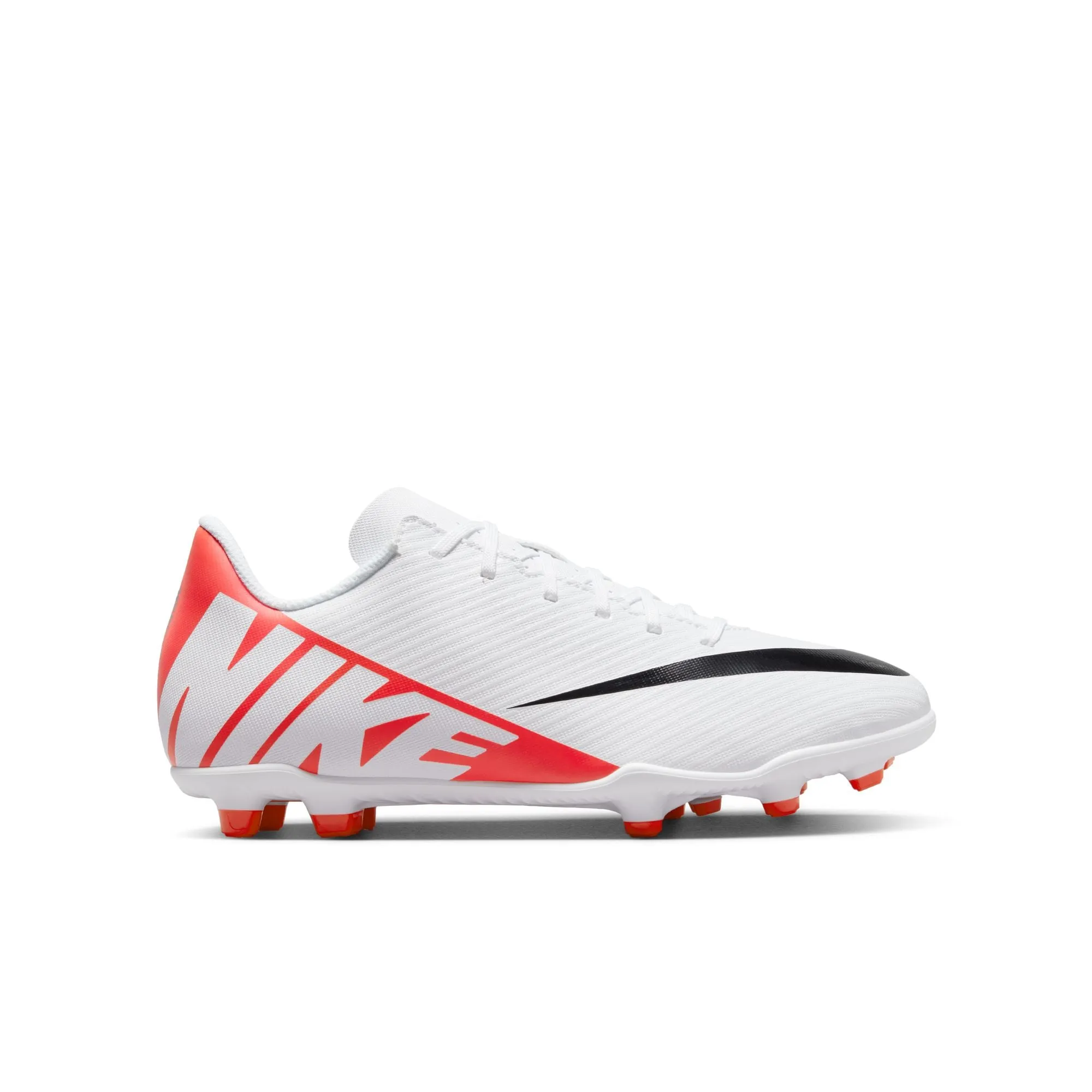 Nike Junior Mercurial Vapor 15 Club FG/MG Soccer Cleat - Bright Crimson/White/Black