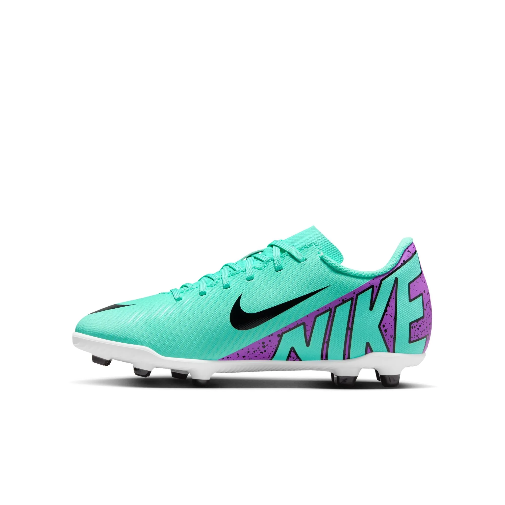Nike Junior Mercurial Vapor 15 Club FG/MG Soccer Cleat - Hyper Turquoise/Fuchsia Dream/Black/White