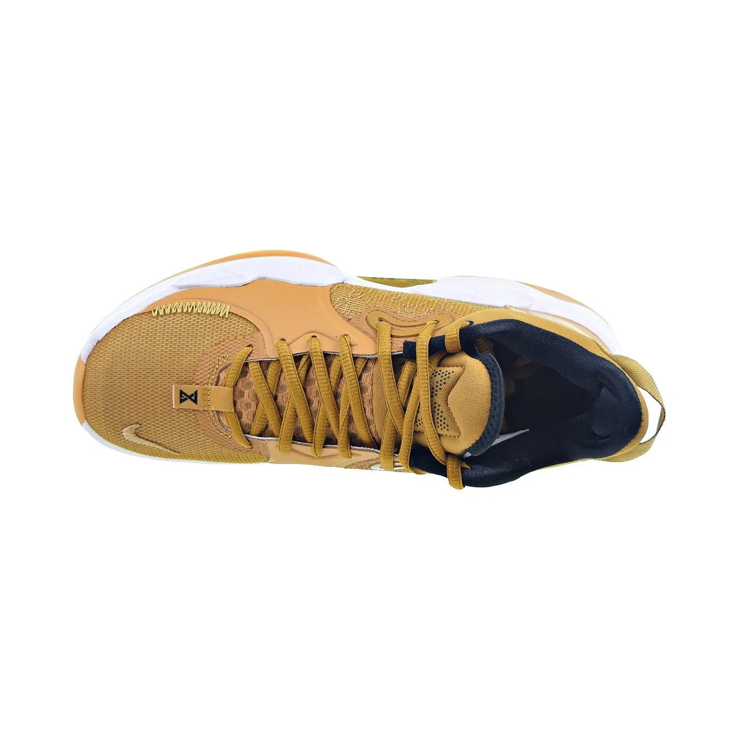 Nike PG 5 Men's Basketball Shoes Wheat Grain-Black-Metallic Gold