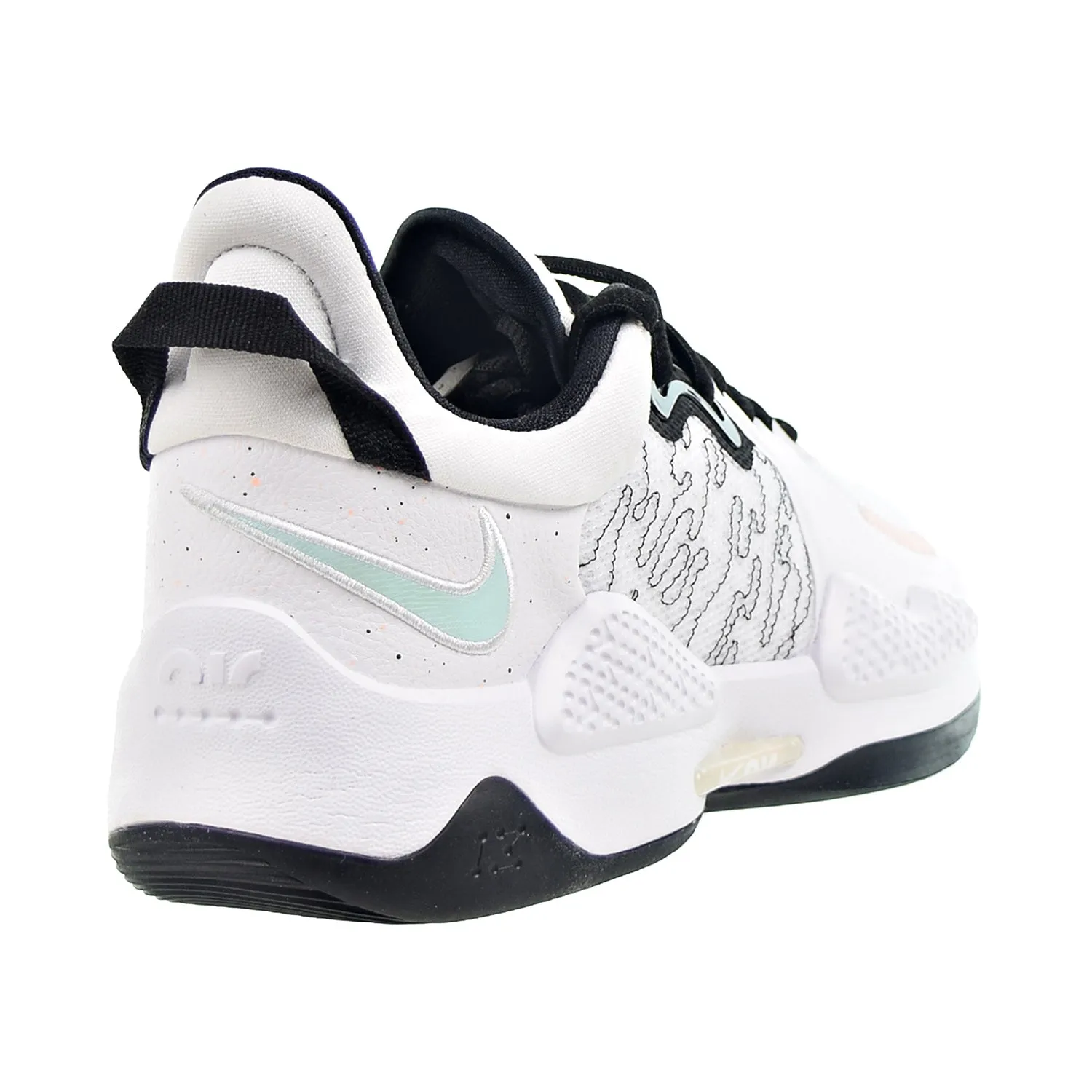 Nike PG 5 Men's Basketball Shoes White-Glacier Blue-Platinum Tint
