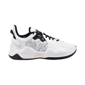 Nike PG 5 Men's Basketball Shoes White-Glacier Blue-Platinum Tint