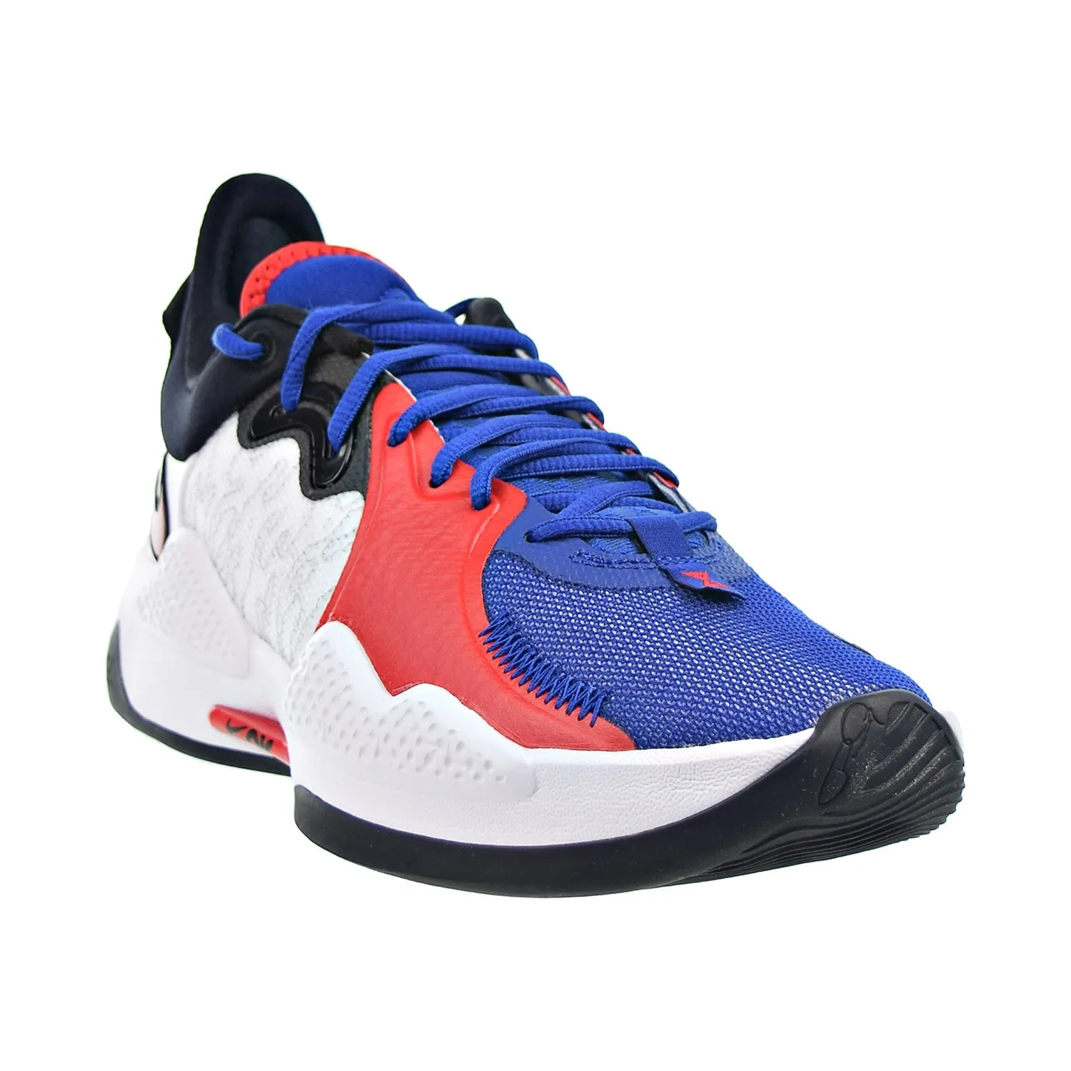 Nike PG 5 Men's Basketball Shoes White-Rush Blue-Black