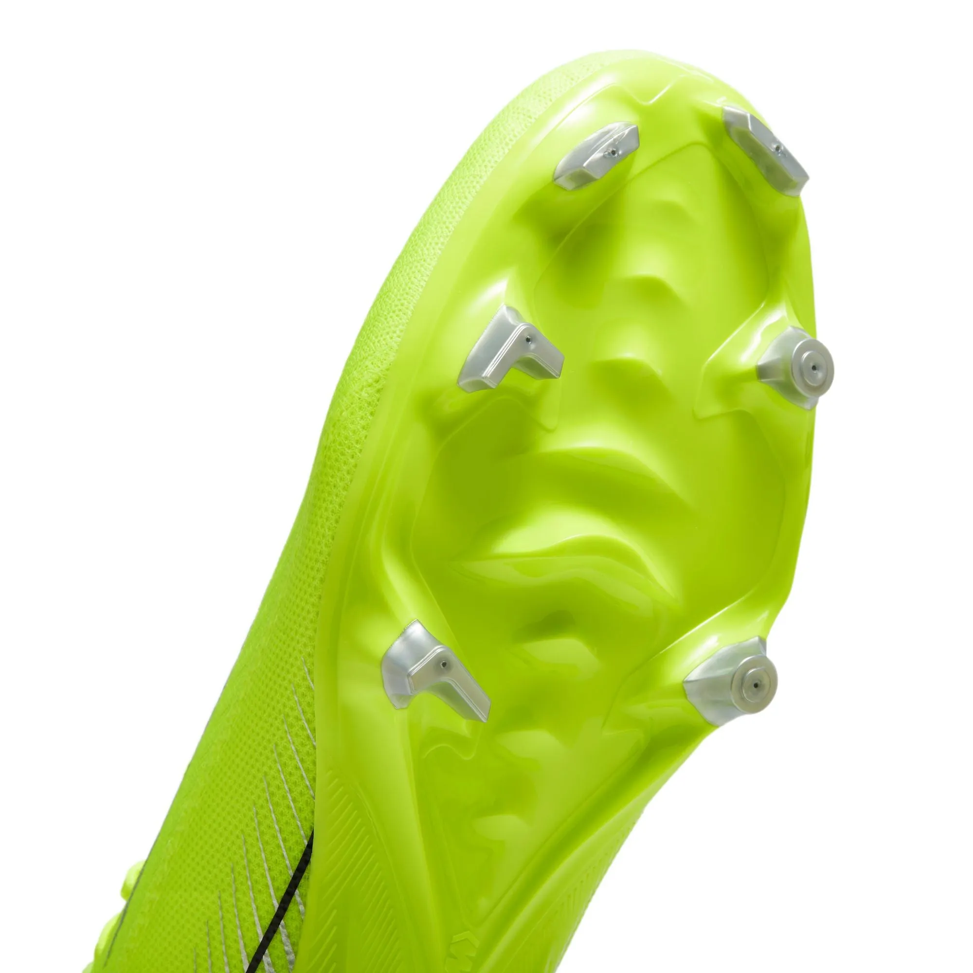 Nike Zoom Superfly Academy FG/MG Firm Ground Soccer Shoes - Metallic Silver/Volt Black
