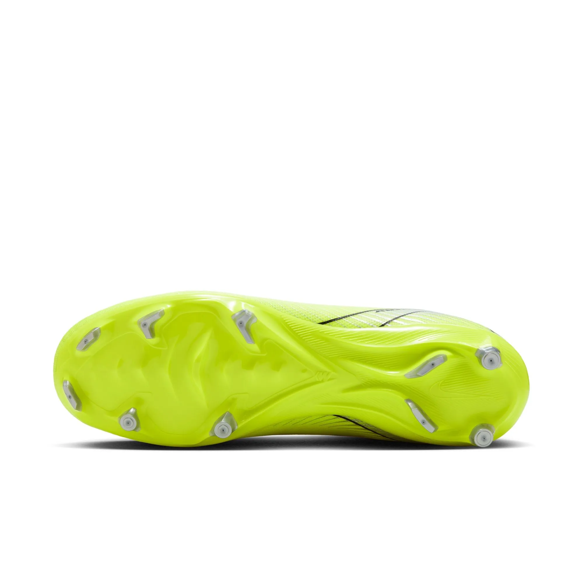 Nike Zoom Superfly Academy FG/MG Firm Ground Soccer Shoes - Metallic Silver/Volt Black