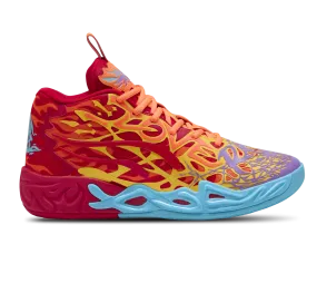 Puma Men's Mb.04 Shoes - Red / Orange Glow / Fluorescent Orange / Purple Glimmer