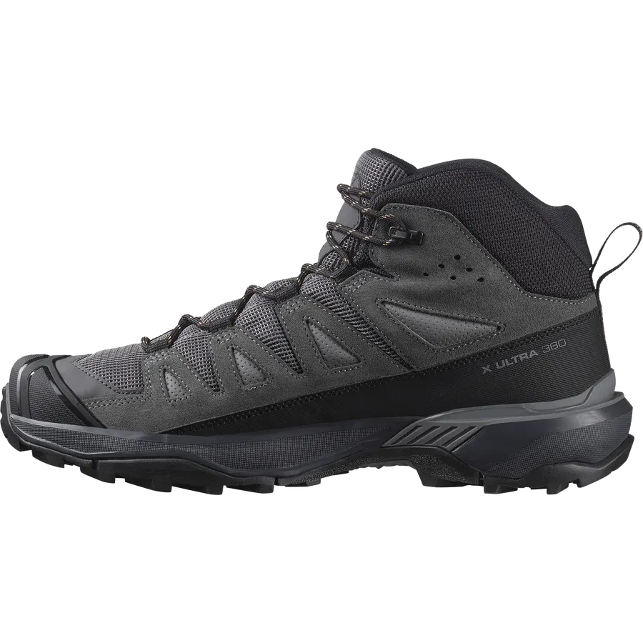 Salomon Men's X Ultra 360 Leather Mid Gore-Tex Castlerock/Asphalt/Kelp