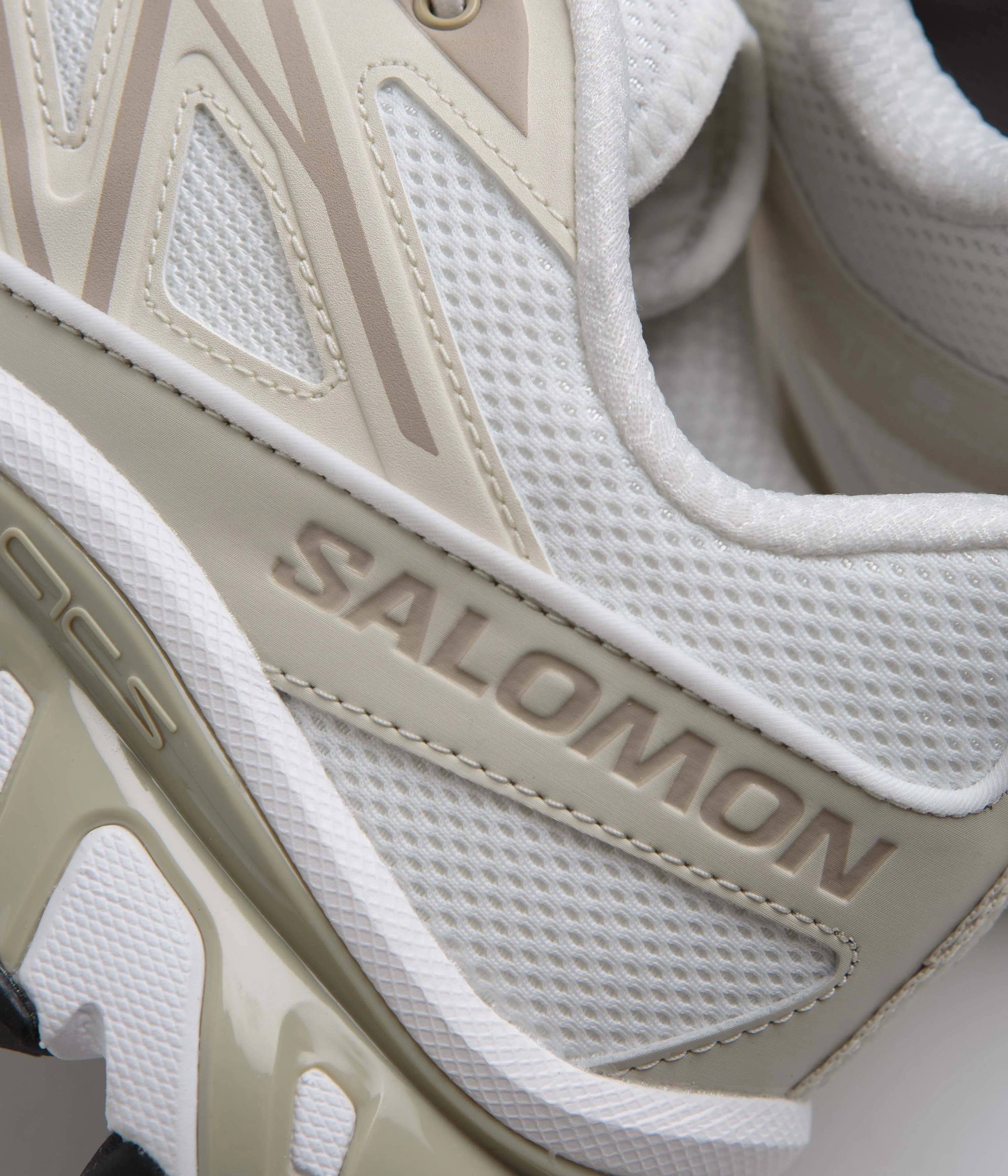 Salomon XT-6 Expanse Shoes - White / Rainy Day / Oxford Tan