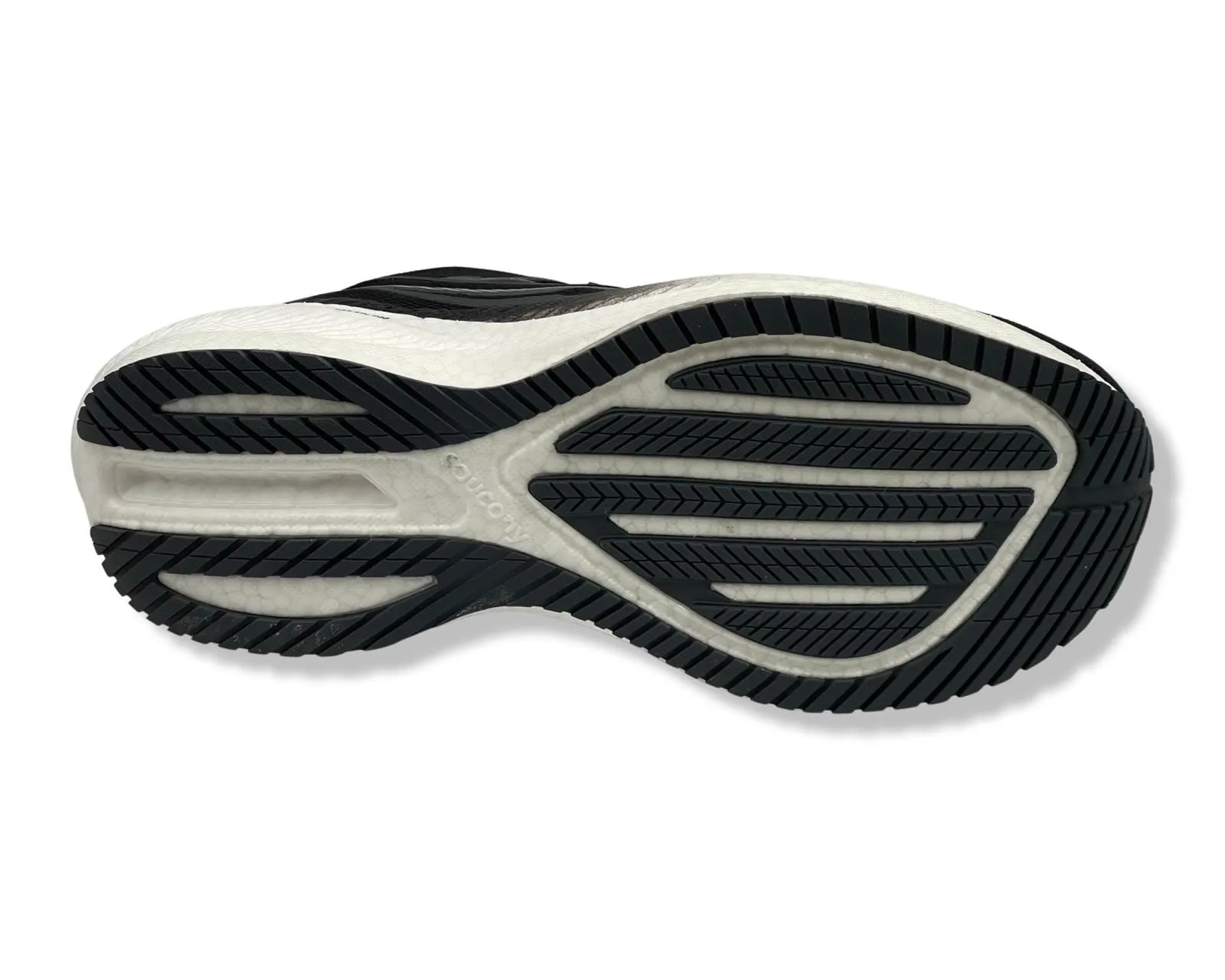 Saucony Triumph 20 WIDE Runing Shoes In Black\White For Men's