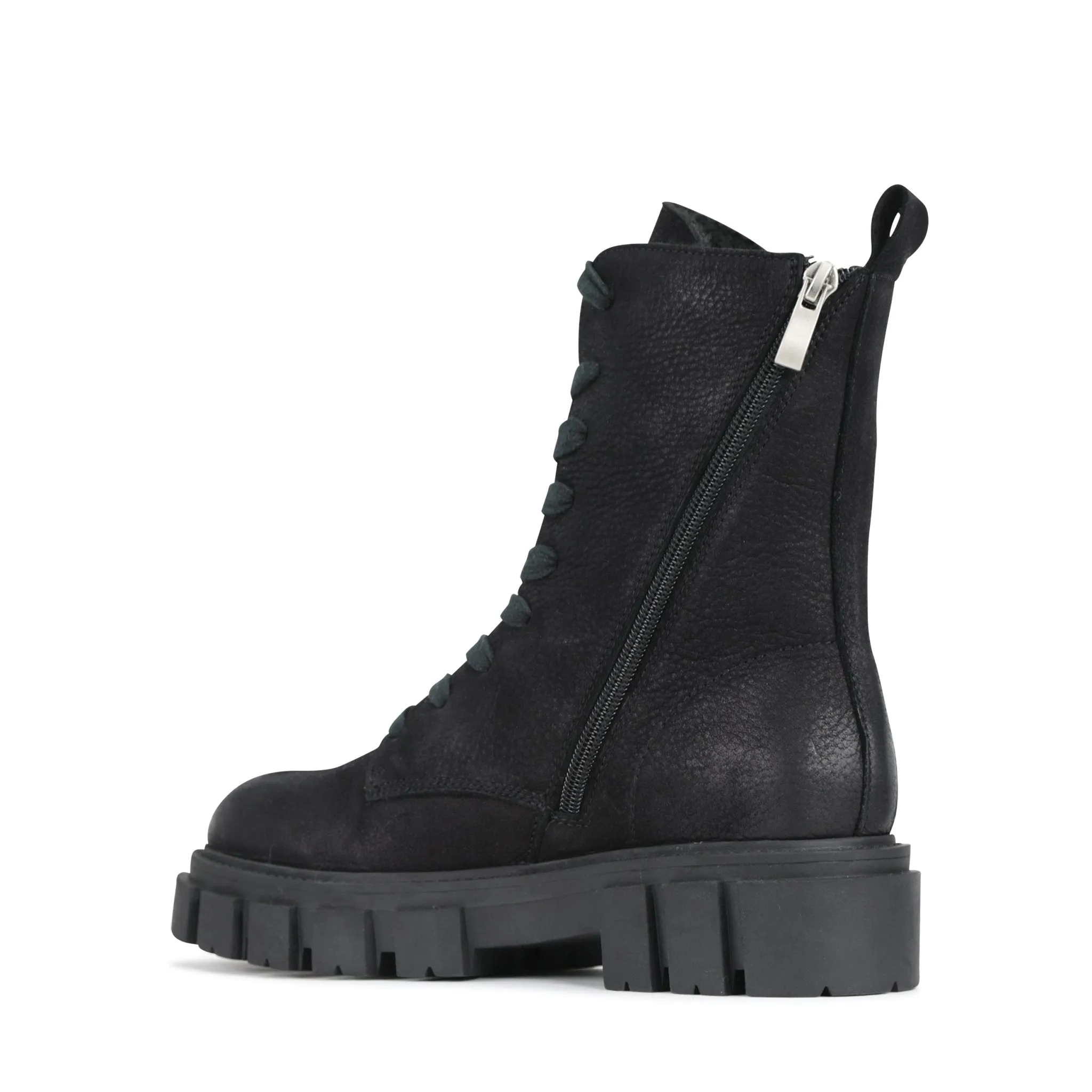 SHEAR LEATHER MID BOOTS