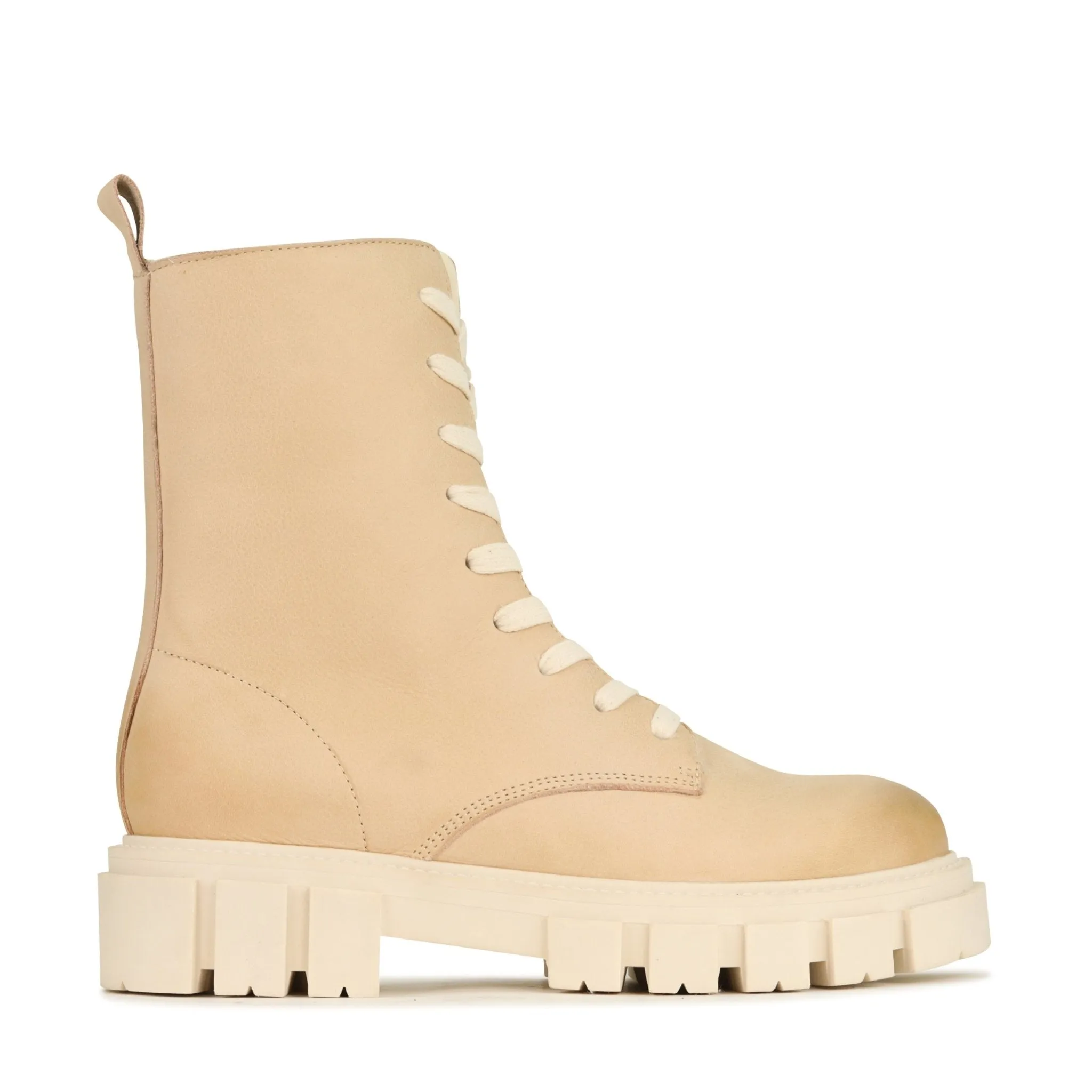 SHEAR LEATHER MID BOOTS