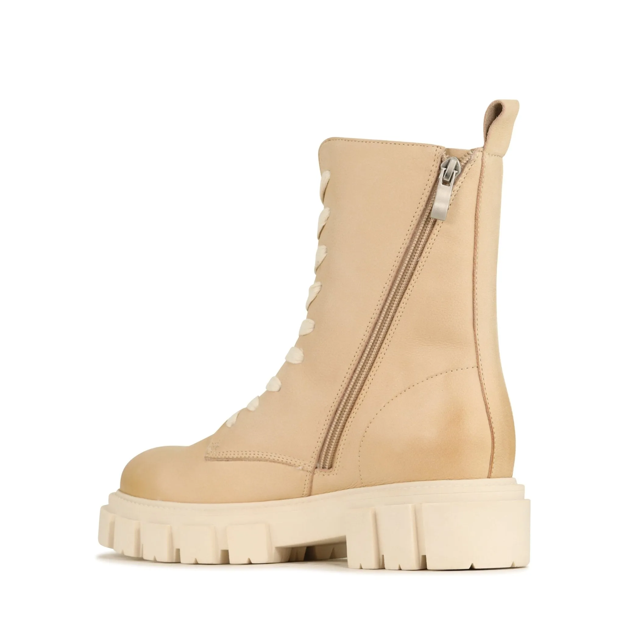 SHEAR LEATHER MID BOOTS