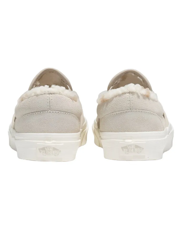Vans Classic Slip-On Suede and Sherpa Sneakers - Unisex Sizing