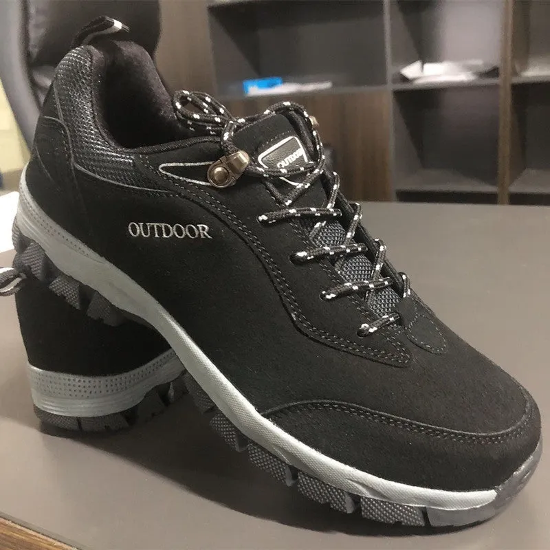 Walking and work shoes with extra thick insole